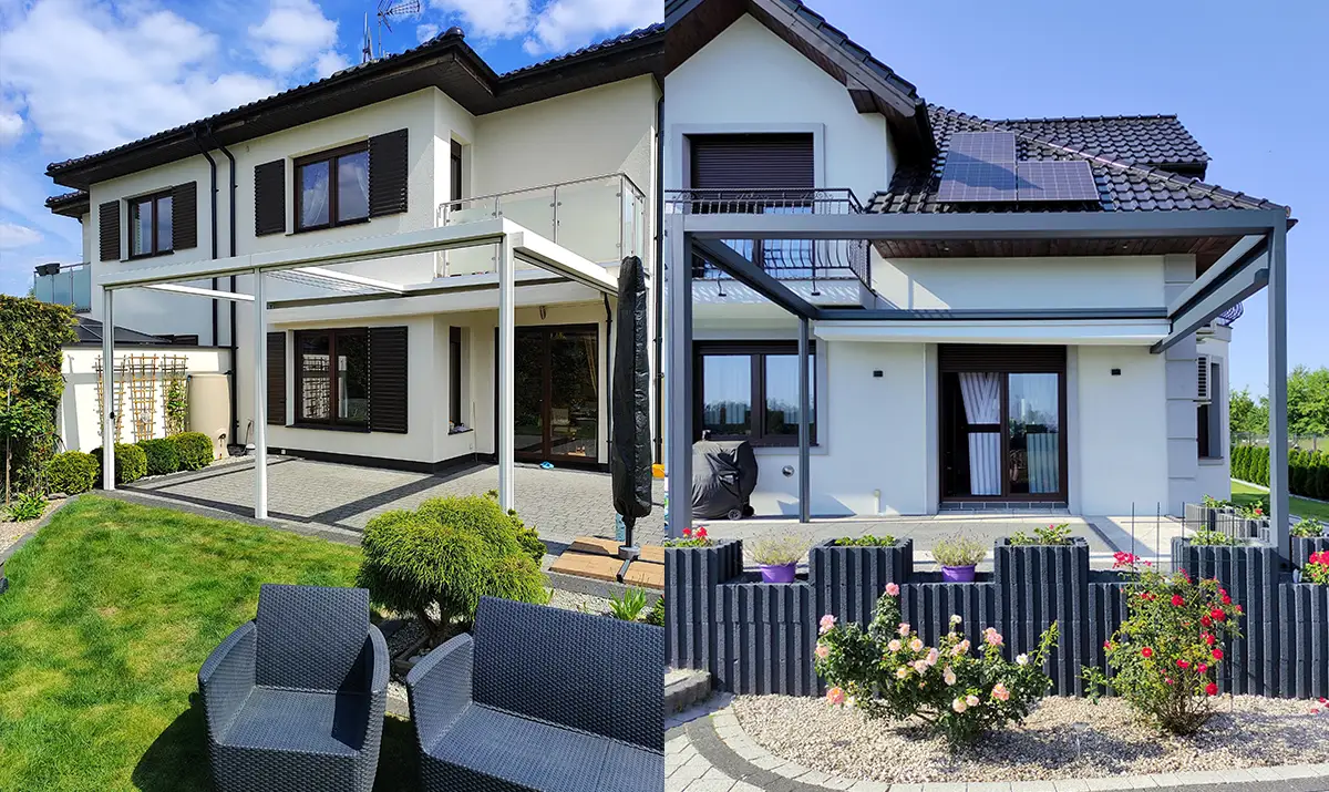 Pergola tkaninowa – rzymska Palermo