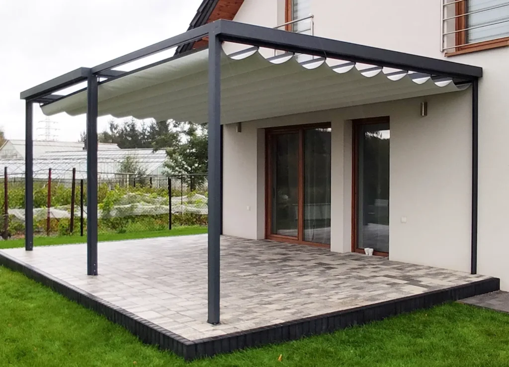 Pergola tkaninowa – rzymska Palermo