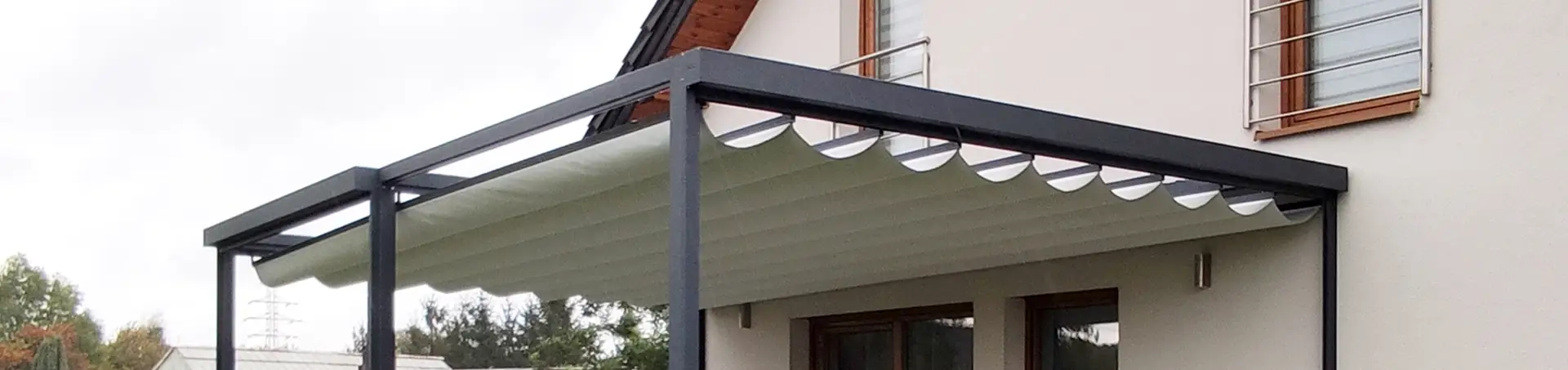 Pergola tkaninowa – rzymska Palermo