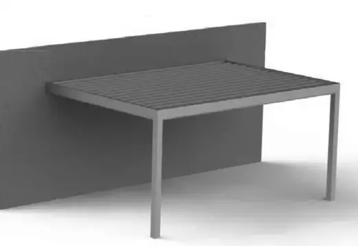 carport przyścienny